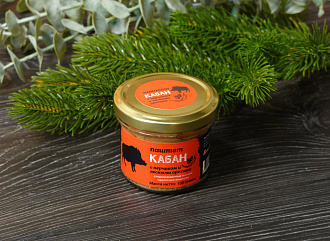 Паштет из мяса кабана с перчиком и лесными орехами 100г