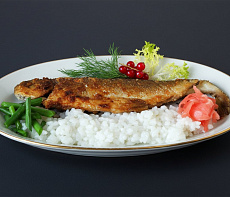 Жареный хариус