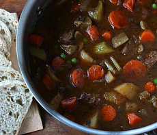 Густой суп из медвежатины