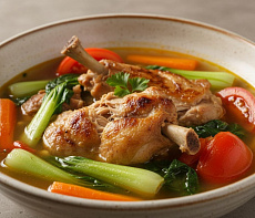 Китайский утиный суп в скороварке