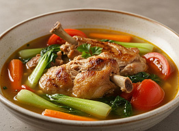 Китайский утиный суп в скороварке