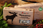 Пельмени из лося со шпиком кабана 500 г.