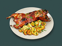 Нутрия, запечённая в рукаве