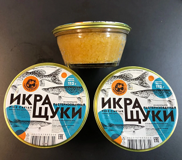Икра щуки пастеризованная соленая в ст/банке 112гр Фото Икра щуки пастеризованная соленая в ст/банке 112гр
