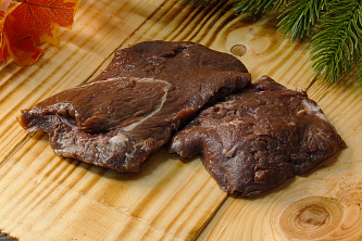 Стейк из северного оленя (стриплойн)