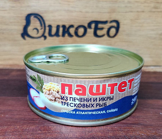 Паштет из печени и икры тресковых рыб