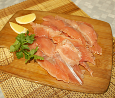 Быстрая вкусная засолка кеты сухим способом