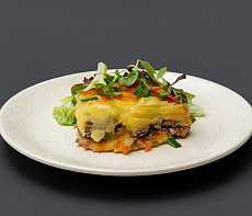 Запеканка с фаршем дикого кабана