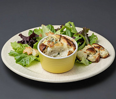 Запеченный мусс из омуля горячего копчения