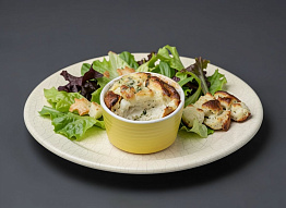 Запеченный мусс из омуля горячего копчения