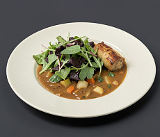 Постный суп из белых грибов