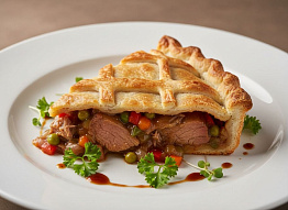 Пирог с олениной на Пасху