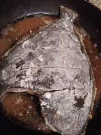 Камбала белобрюхая потрошеная без головы