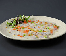Карпаччо из угольной трески