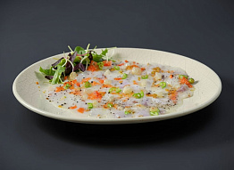 Карпаччо из угольной трески