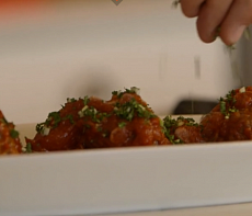 Фрикадельки из медвежатины в итальянском соусе