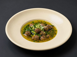 Гороховый супчик на бульоне из дичи