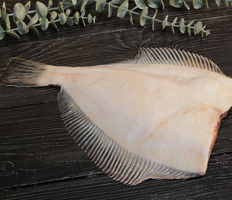 Камбала белобрюхая потрошеная без головы 500-1300гр
