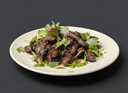 Печень косули жаренная с луком