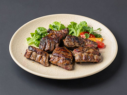 Рёбрышки-гриль кабана в персиковом барбекю