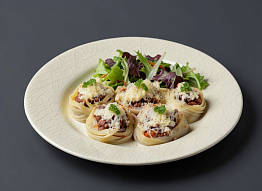 Гнезда фаршированные мясом кабана