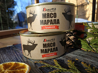Тушенка из марала (тушеная маралятина)