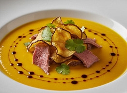 Имбирный суп с гусем