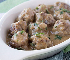 Фрикадельки из лося по-шотландски с рубцом