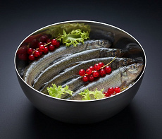 Соленый хариус целиком