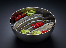 Соленый хариус целиком