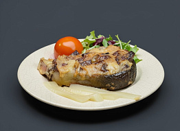 Кижуч под хлебно-грибной шапкой