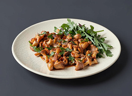 Жареные лисички