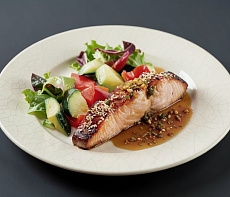 Стейки сёмги в маринаде за 30 минут