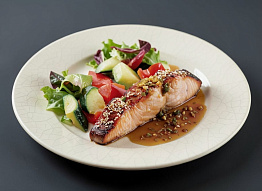 Стейки сёмги в маринаде за 30 минут