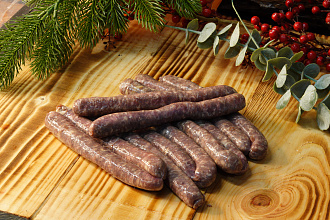 Колбаски для жарки из северного оленя (Гриль) (с жиром коня)