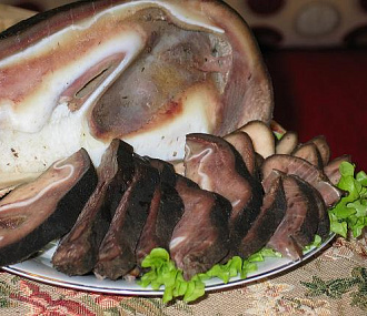 Губа пятнистого оленя очищенная