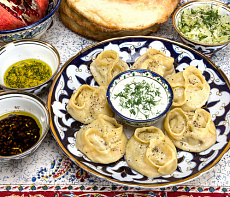 Манты с кониной