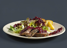 Глухарь в брусничном соусе