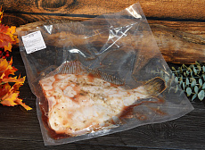 Камбала белобрюхая потрошеная без головы 500-1300гр