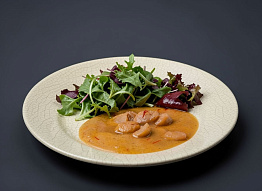 Морской суп с треской и гребешками