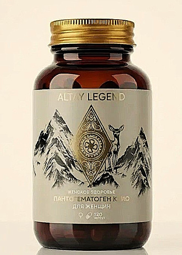 Фото Пантогематоген крио женский 120 капсул