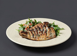 Камбала калкан на углях