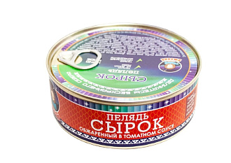 Сырок обжаренный в томатном соусе