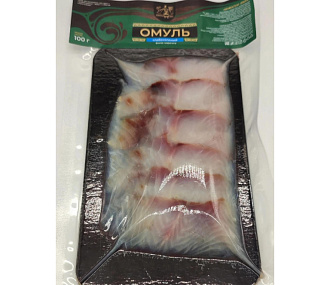Омуль филе слабой соли нарезка 100гр