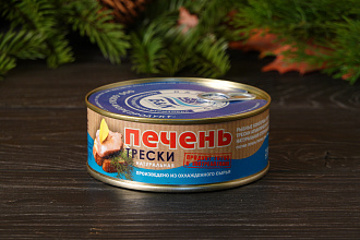 Печень трески (металлическая банка 230 грамм)