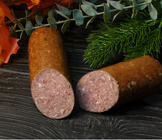 Колбаса из марала полукопченая