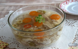Рыба заливная (сом)