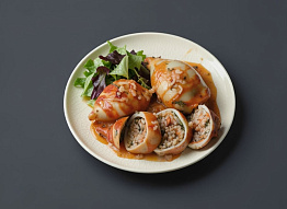 Фаршированные кальмары по-гречески