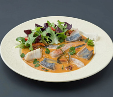 Суп из стерляди по-бретонски