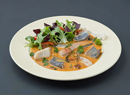 Суп из стерляди по-бретонски